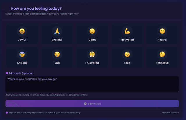 Mood tracking